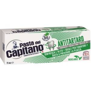 Capitano Antitartaro Паста за зъби Pasta del Capitano Antitartaro за пушачи с БИО мента 75 мл