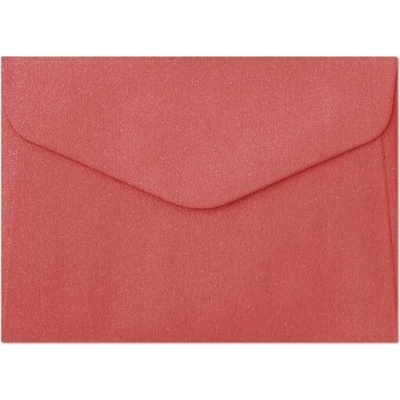 Obálka 120g B7 88x125 Pearl, červená