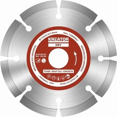 Kreator Diamantový kotouč segmentový 115 mm KRT080100 3 ks
