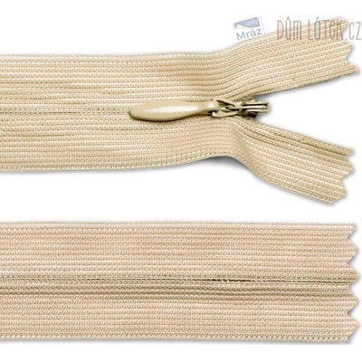 Zips skrytý nedeliteľný, dĺžka 50 cm
