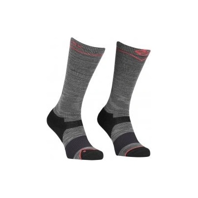 Ortovox Ski Tour Light Compression Long dámske podkolienky iron grey blend