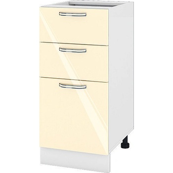 ИРИМ Долен кухненски шкаф Сити БФ-Бежово гланц-05-27 40 см