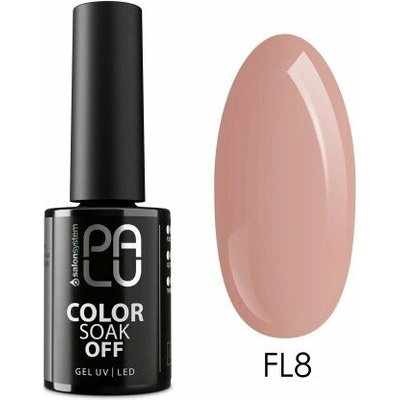 PALU UV/LED Gél lak Florence FL8 tmavý nude brown clean manicure 11 g