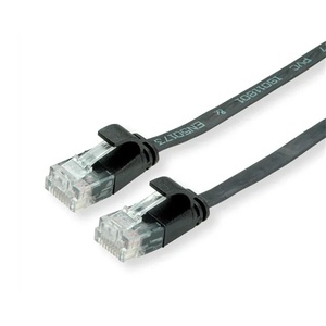 Valueline Patch кабел UTP CAT6a с плосък дизайн 0, 5 м, черен 21.99. 0820-40 (21.99.0820-40)
