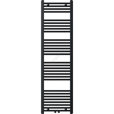 FERRO - Банен радиатор тип стълба 648W/230V 160x45 cm черен прав (NR0092)