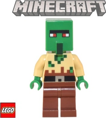 Lego minecraft zombie villager sale