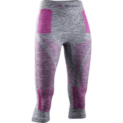 X-Bionic Energy Accumulator 4.0 Melange Pants 3/4 WMN Grey Melange/Pink