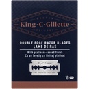 Príslušenstvo k holiacím strojčekom Gillette King C. Double Edge Razor Blades 10 ks