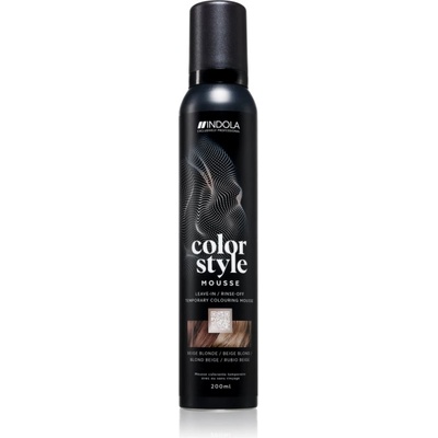 INDOLA Color Style Mousse тонираща пяна За коса цвят Beige Blonde 200ml