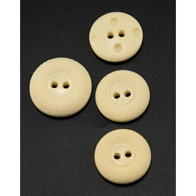 Dierkový gombík - smotanový - priemer 1,8 cm