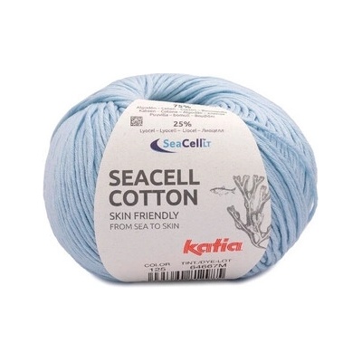 SEACELL COTTON Katia Farby SEACELL COTTON: 125 veľmi svetlá modrá