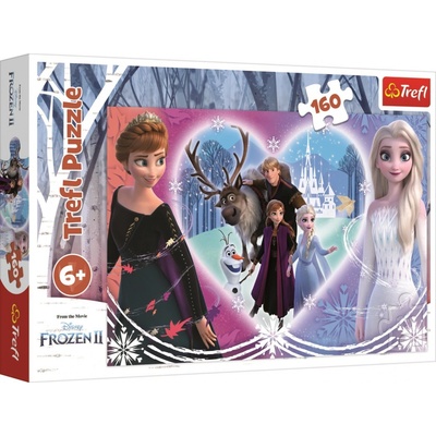 Trefl Ledové království II/Frozen II Šťastné chvíle 160 dílků
