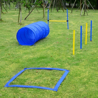 Goleto Prekážky agility pre psy s tunelom