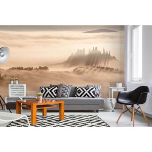 DIMEX ART Самозалепваща се флизелинова фототапета изгрев в мъгла 375 x 250 см