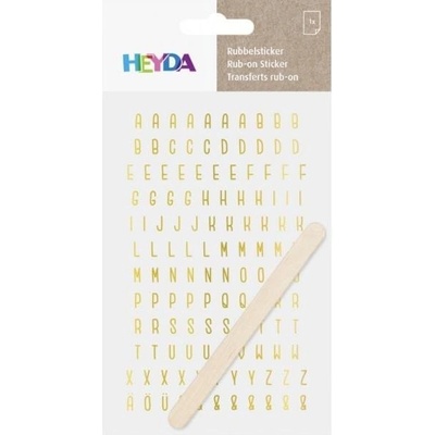 HEYDA Propisoty 10 x 19 cm - čísla zlatá
