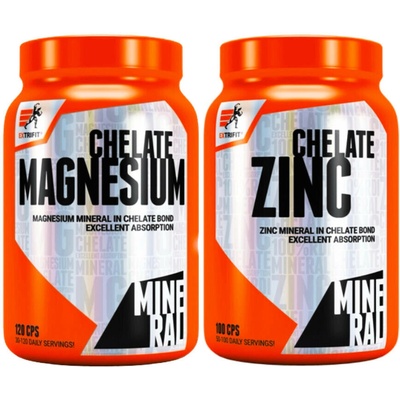 Extrifit Magnesium Chelate 120 kapsúl + Extrifit Zinc Chelate 100 kapsúl