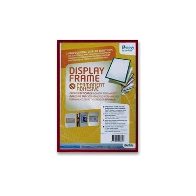 Tarifold Display Frame - samolepicí prezentační rámeček - A4, 1 ks, červený – Hledejceny.cz