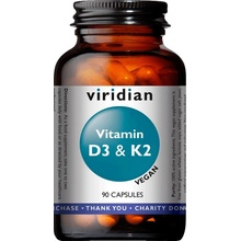 Viridian Vitamin D3 K2 90 kapsúl