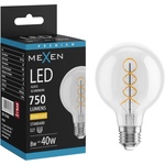 Mexen Vintis Крушка с нажежаема LED нишка спирала E27, G80, 8W, Топло - 2700K, 750 lm, (L165-E27-0827-00)