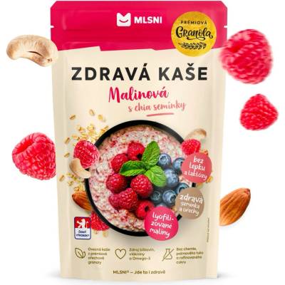 Mlsni Zdravá kaše Malinová s chia semínky 250 g