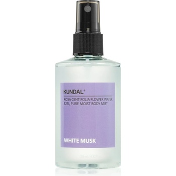 KUNDAL Pure Moist Body Mist White Musk мъгла за тяло с успокояващ ефект 128ml