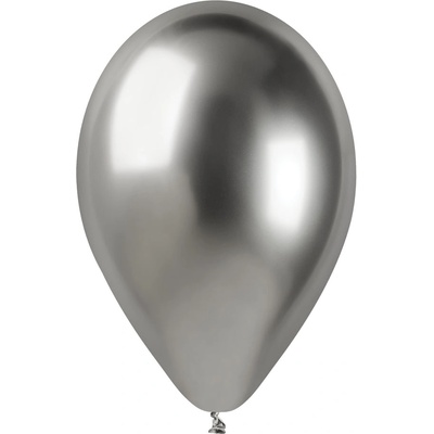 Gemar Комплект хромирани балони, сребристи, 5 бр