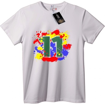 NOONEBRAND Тениска с Многоцветен Ефект - 3XL, Black