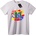 NOONEBRAND Тениска с Многоцветен Ефект - 3XL, Black