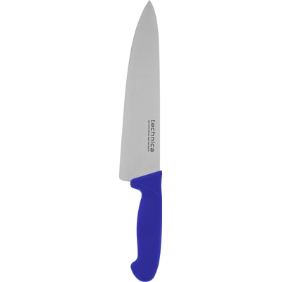 TECHNICA Šéfkuchársky nôž HACCP 385 mm modrý hladká čepeľ Silver Line