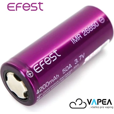 EFEST akumulátor 26650 /50A 4200mAh