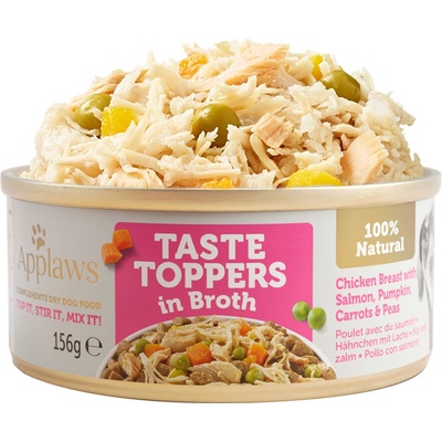 Applaws Taste Toppers Broth kuracie so šunkou 156 g