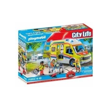 PLAYMOBIL 71202 City Life - Rettungswagen mit Licht und Sound