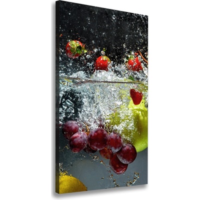 Vertikálny foto obraz na plátne Ovocie pod vodou 50x100 cm
