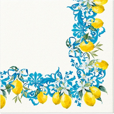 PAW Obrúsky AIRLAID Citrus Baroque 40x40cm