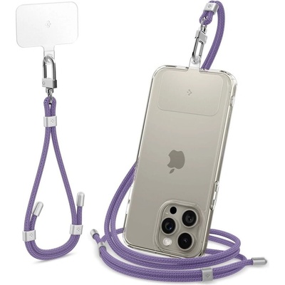 Spigen Универсален комплект връзки за смартфон от Spigen Strap Set Crossbody & Wrist - Deep Purple (8809971232432)