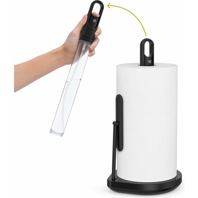 simplehuman Matně černý ocelový držák na kuchyňské utěrky – simplehuman
