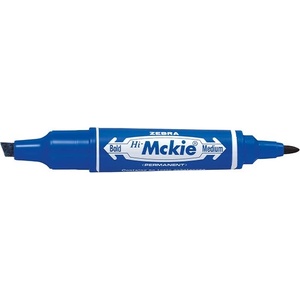 Zebra Алкохолен маркер с два края ZEBRA Hi-Mckie 2, 0-4, 0 мм, син 50252 (50252)