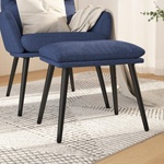 vidaXL Табуретка, синя, 45x29, 5x35 см, текстил (341497)