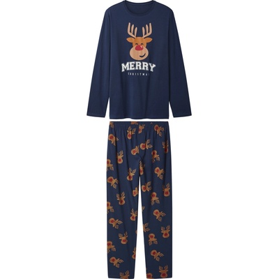 esmara Men oánské vánoční pyžamo navy modrá – Zboží Dáma