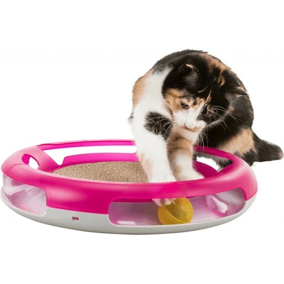 Trixie Kruh s kuličkou a škrabacím kartonem 37 cm