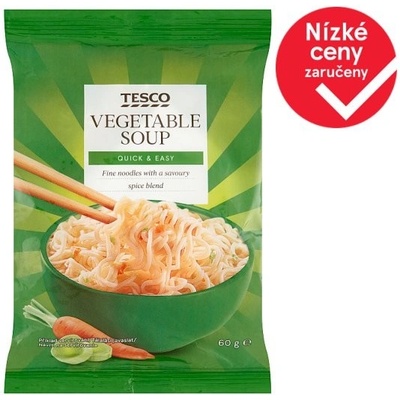Tesco Instantní nudlová zeleninová polévka 60 g