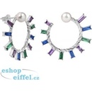 Silver Cat se zirkony a perličkami SC350