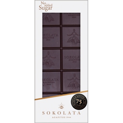Sokolata Agapitos Hořká slazená stévií 100 g