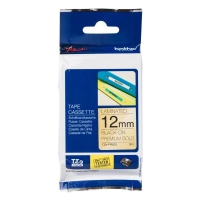 TZE-PR831 zlatá / černá (12mm) (TZEPR831)