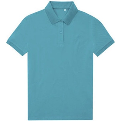 B&C Dámske polo tričko PW465 Pop Turquoise