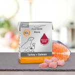 PLATINUM Menu Adult Turkey + Salmon - Премиум мокра храна с пуешко месо и сьомга за кучета 185гр/375гр - petvitaminhouse - 5,40 лв