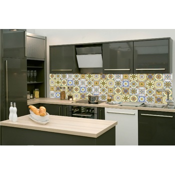 DIMEX ART s. r. o Фототапет за кухня - жълти плочки 260 x 60 см