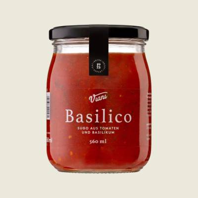 Viani Sugo basilico, 560 ml