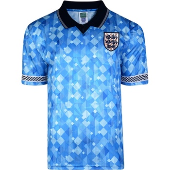 Score Draw Футболна фланелка Score Draw Score Draw England Third Shirt 1990 - Blue