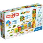 Geomag Комплект магнитни кубчета Geomag - Magicube, Math Building, 55 части (G256) - baby